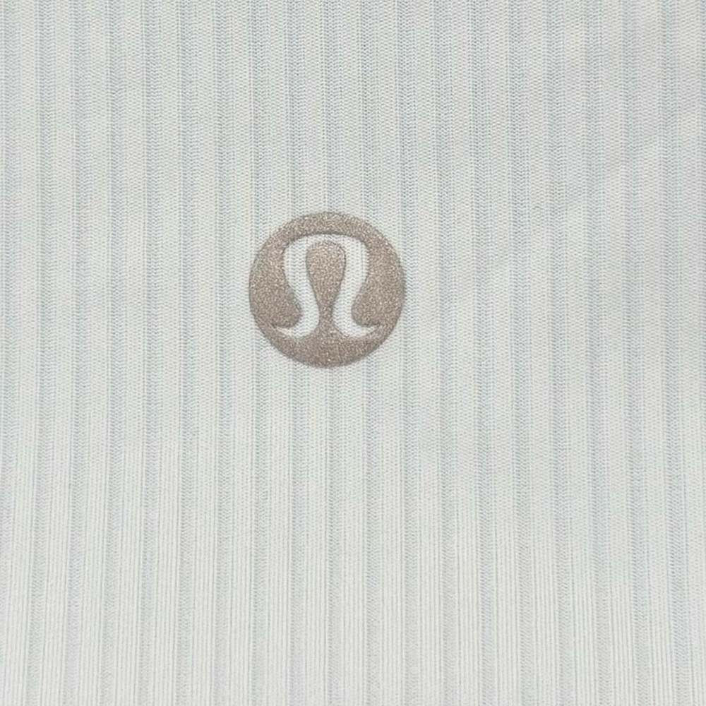 NWT Lululemon Ribbed Like A Cloud Long Line Bra Size 4 B/C Cup In Powder Blue - Picture 3 of 6